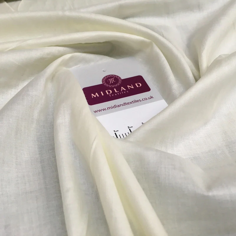 Plain Pre Shrunk Lightweight Egyptian 100% Cotton 104cm Wide Mtex M1506
