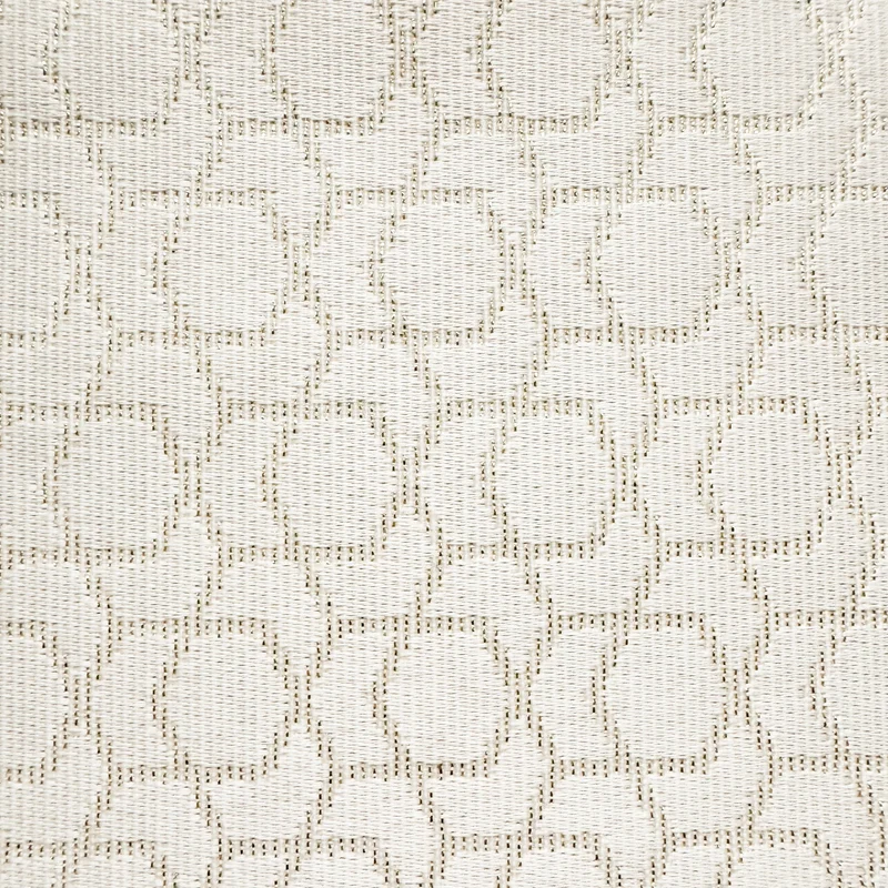 Jacquard Tischdecke aus beschichteter Baumwolle mit Fleckenschutz PIOMBO ORO beige gold Geometrie eckig rund oval