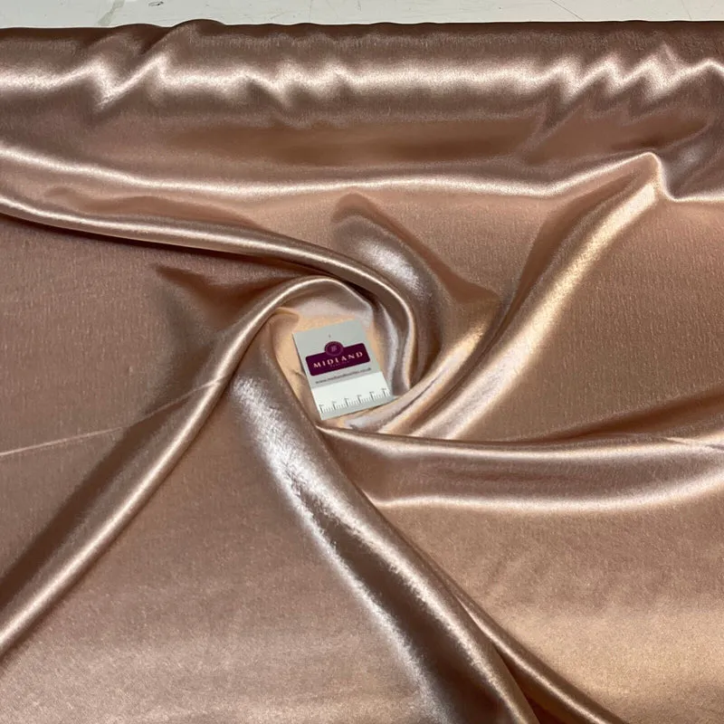 Plain Crepe Back Liquid Silky Smooth Satin Dress Fabric 150 cm MA1248 Mtex