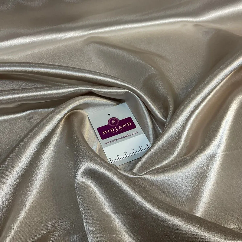 Plain Crepe Back Liquid Silky Smooth Satin Dress Fabric 150 cm MA1248 Mtex