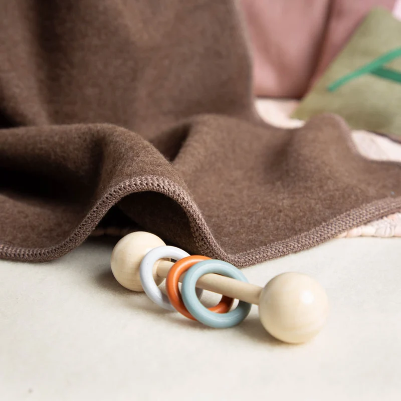 Premium Baby- & Kinderdecke aus mongolischer Merinowolle