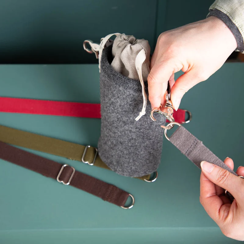 Leckerli-Tasche aus Loden | 100 % Schurwolle