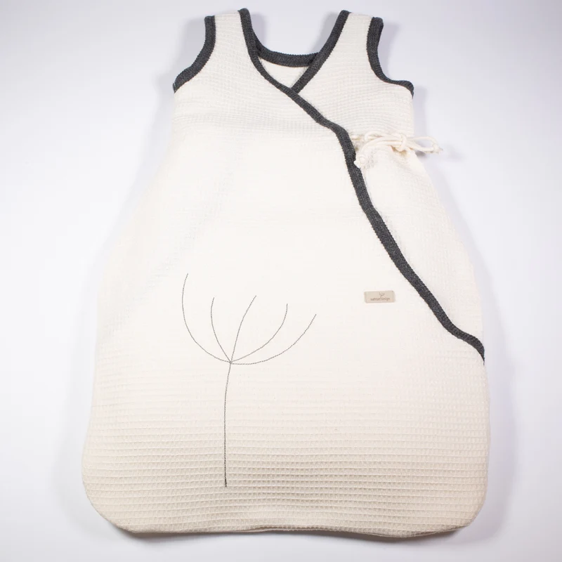 Baby-Schlafsack aus Halbleinen-Waffelpiqué | Einzelstück