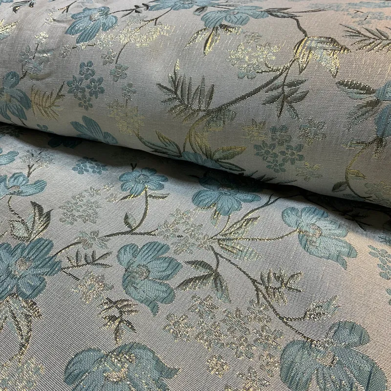 Floral Banarsi Brocade ideal for waistcoats wedding fabric 150cm wide M2041