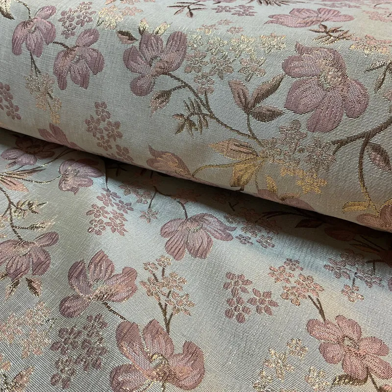 Floral Banarsi Brocade ideal for waistcoats wedding fabric 150cm wide M2041