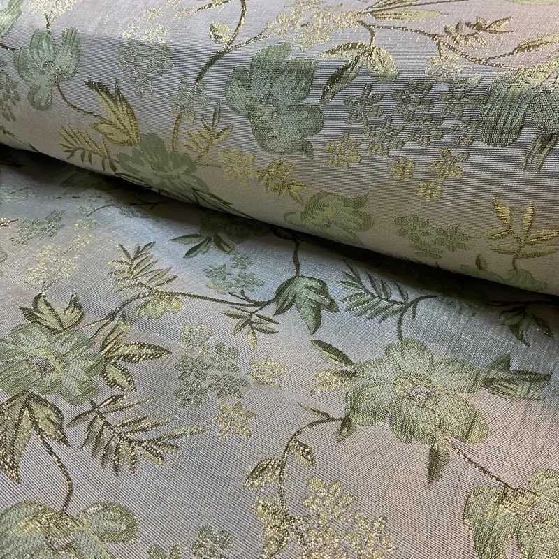 Floral Banarsi Brocade ideal for waistcoats wedding fabric 150cm wide M2041