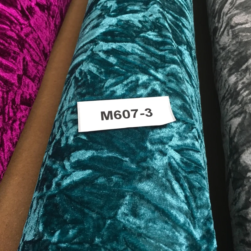 Creased Ice Velvet One way stretch Dress Fabric 58" M607 Mtex