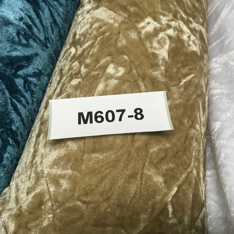 Creased Ice Velvet One way stretch Dress Fabric 58" M607 Mtex