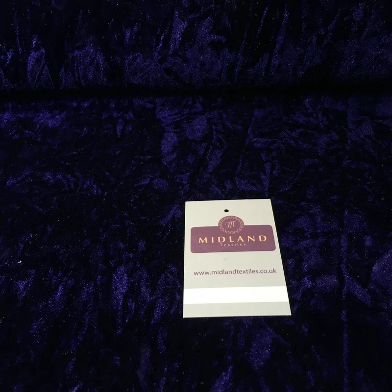Creased Ice Velvet One way stretch Dress Fabric 58" M607 Mtex