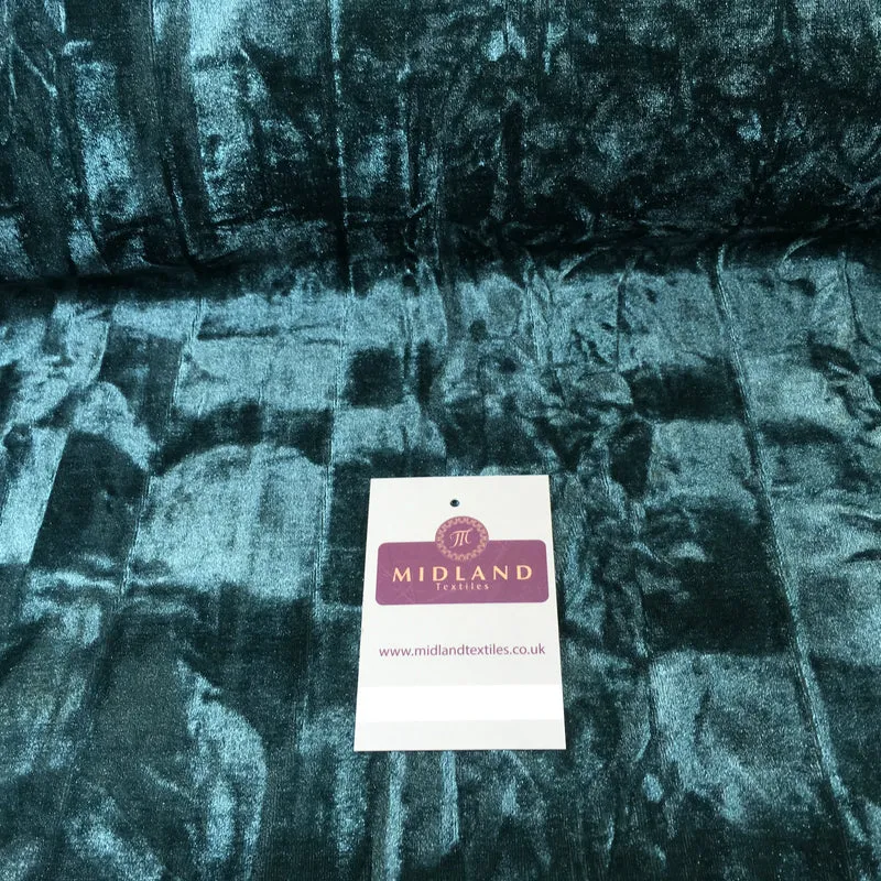 Creased Ice Velvet One way stretch Dress Fabric 58" M607 Mtex