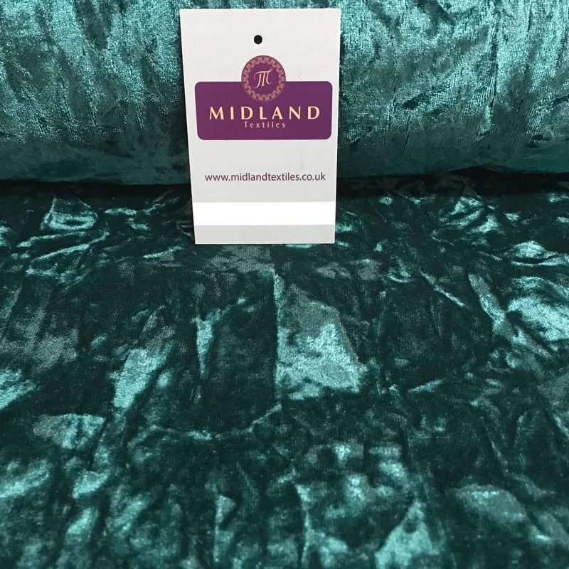 Creased Ice Velvet One way stretch Dress Fabric 58" M607 Mtex