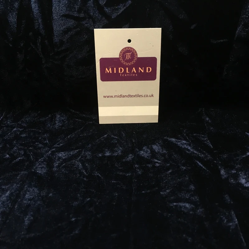 Creased Ice Velvet One way stretch Dress Fabric 58" M607 Mtex