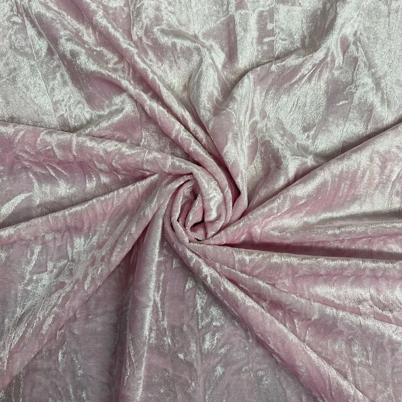Creased Ice Velvet One way stretch Dress Fabric 58" M607 Mtex
