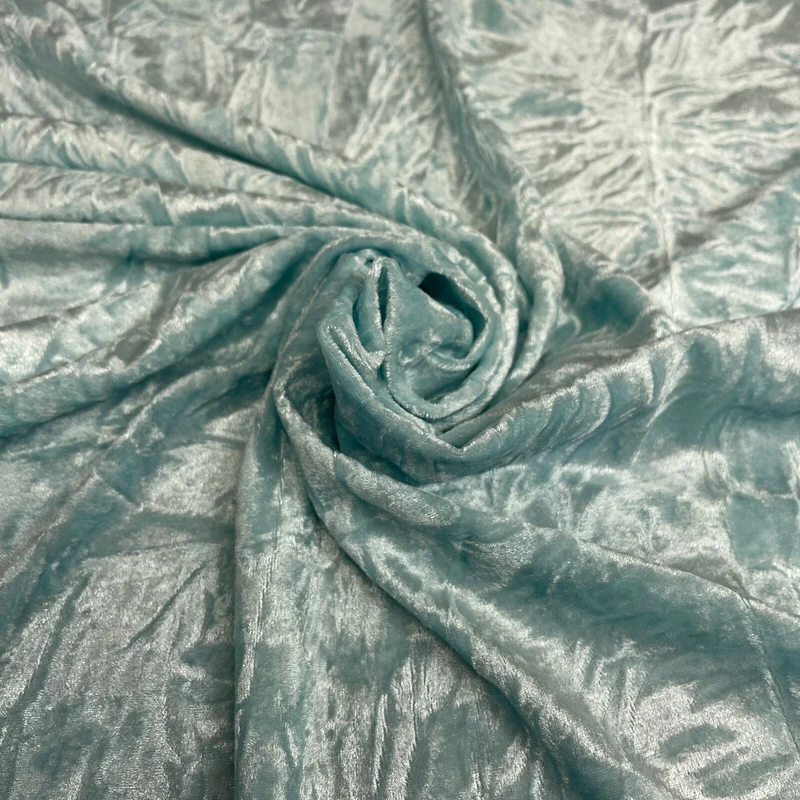 Creased Ice Velvet One way stretch Dress Fabric 58" M607 Mtex