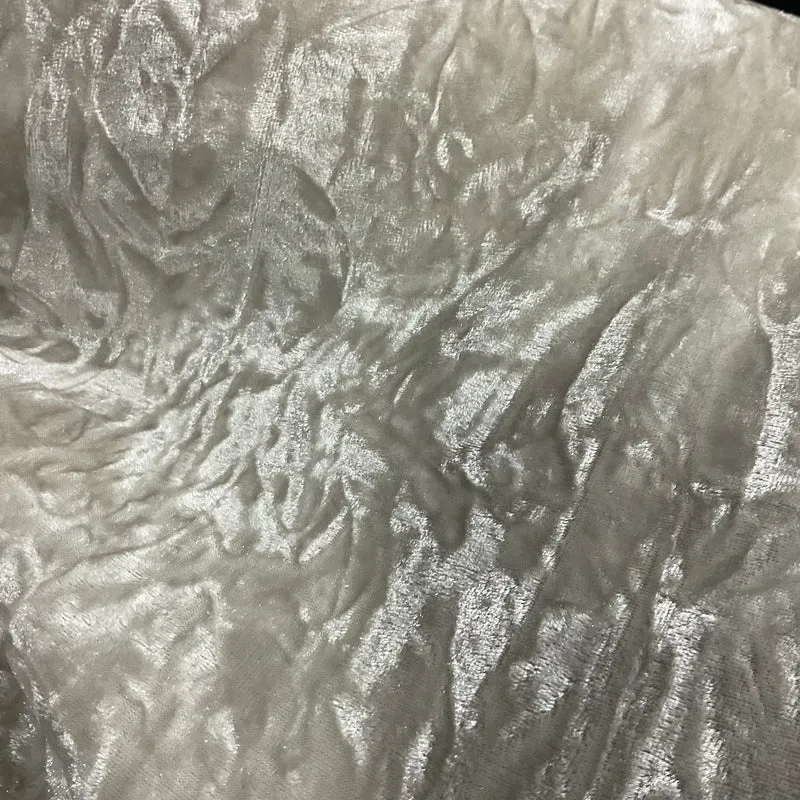 Creased Ice Velvet One way stretch Dress Fabric 58" M607 Mtex