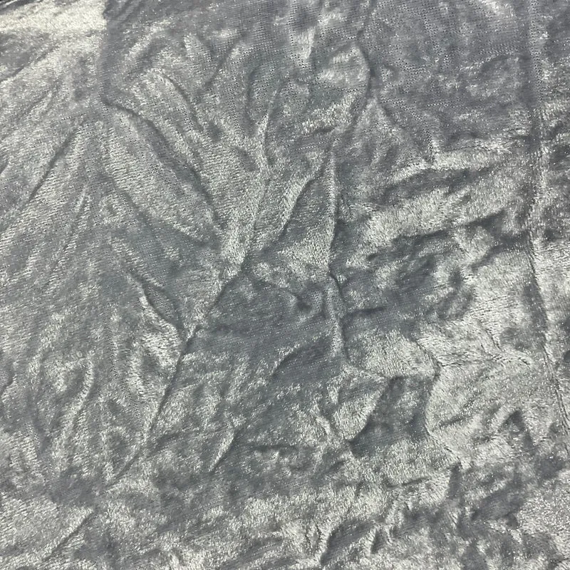 Creased Ice Velvet One way stretch Dress Fabric 58" M607 Mtex