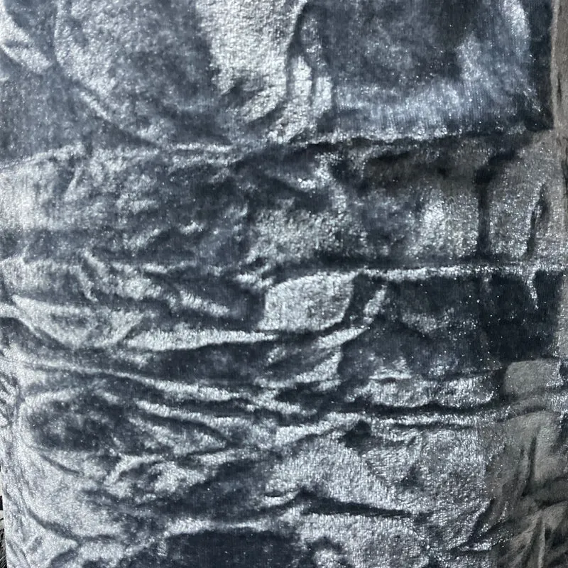 Creased Ice Velvet One way stretch Dress Fabric 58" M607 Mtex