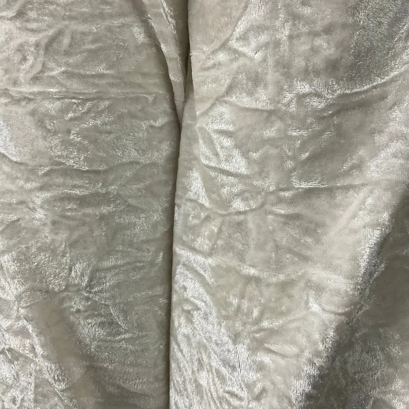 Creased Ice Velvet One way stretch Dress Fabric 58" M607 Mtex