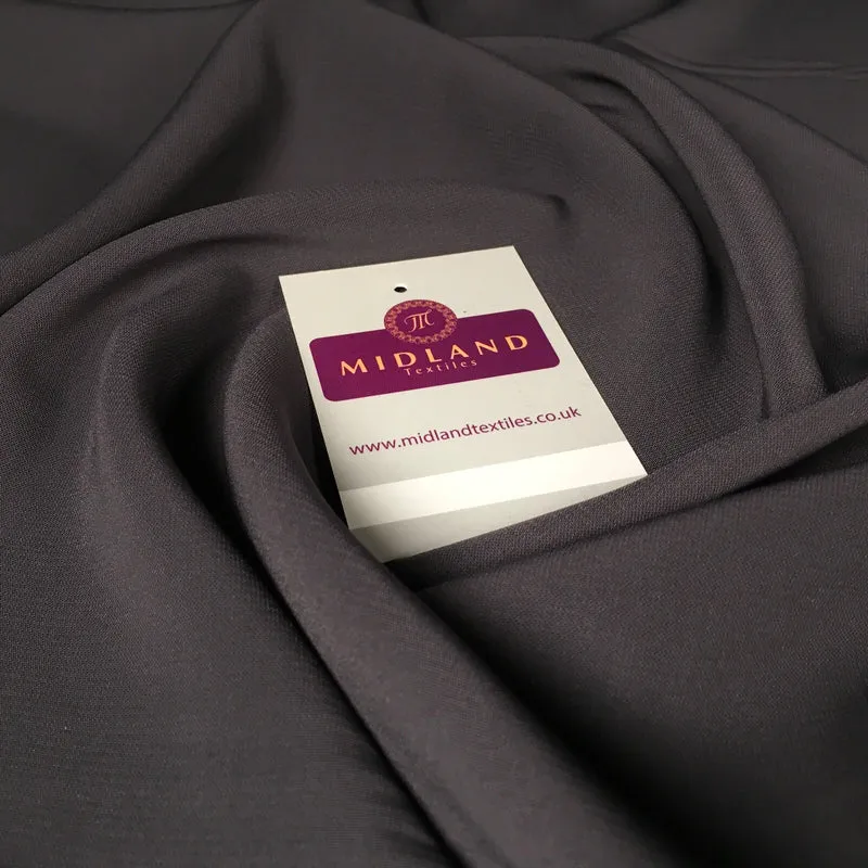 £5.49 Luxury Crepe Micro Peach-skin Dress Fabric Bonanza Midtex 50 Colours M400