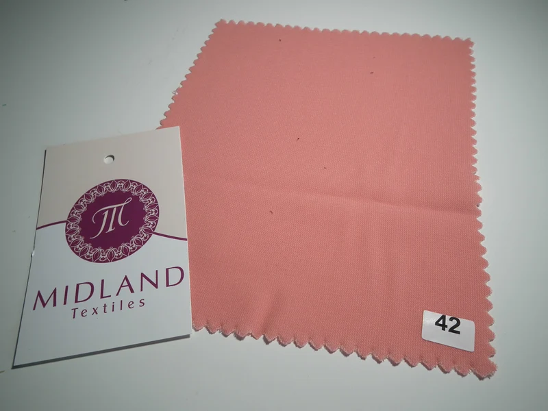 £5.49 Luxury Crepe Micro Peach-skin Dress Fabric Bonanza Midtex 50 Colours M400