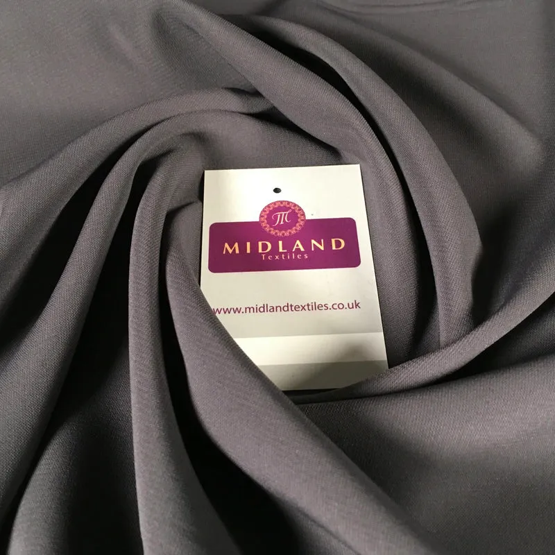 £5.49 Luxury Crepe Micro Peach-skin Dress Fabric Bonanza Midtex 50 Colours M400