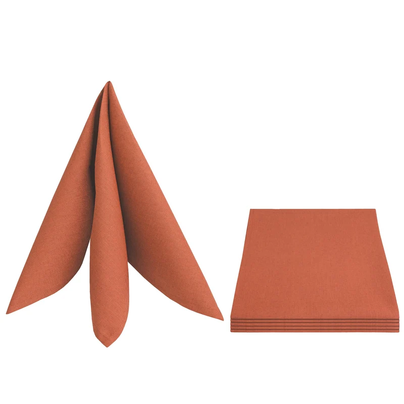 Leinen Optik Servietten 4er-Set 50 x 50 cm