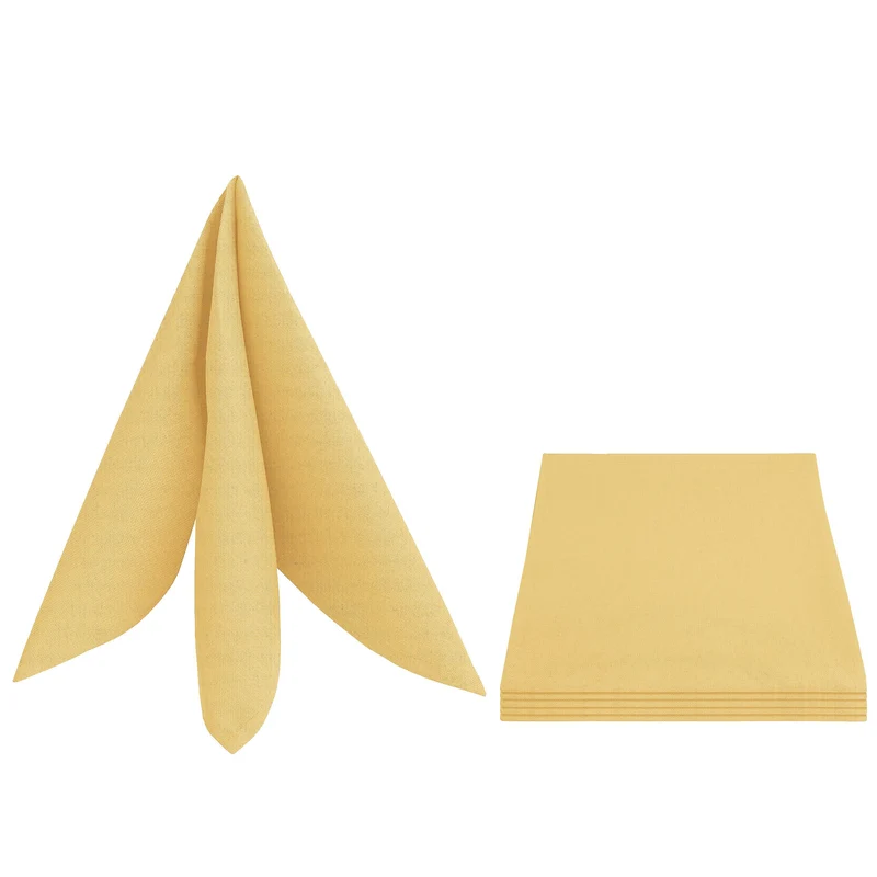 Leinen Optik Servietten 4er-Set 50 x 50 cm