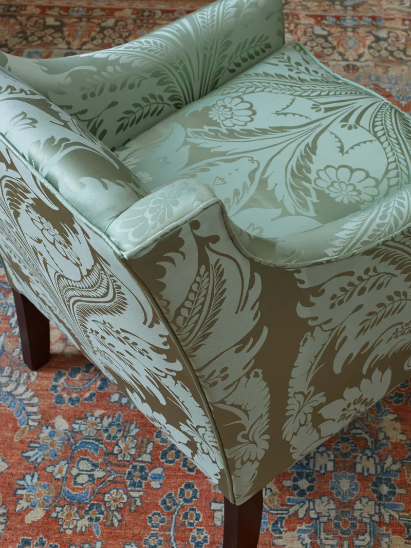 Silk Damask - eau de nil