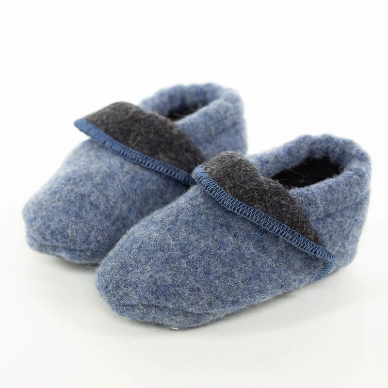 Babyschuhe aus Flauschloden | 100 % Schurwolle