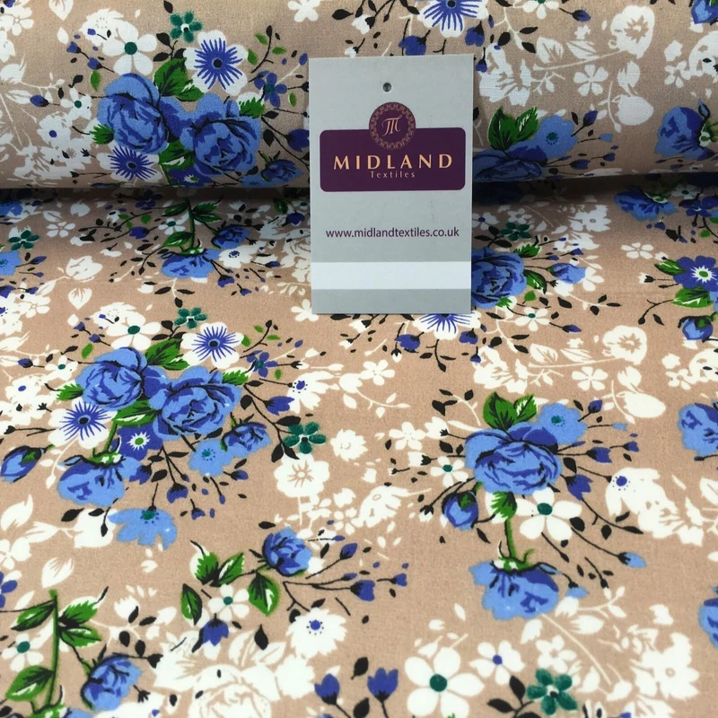 100% Cotton Floral Vintage Ditsy printed dress fabric 44" Wide M739 Mtex
