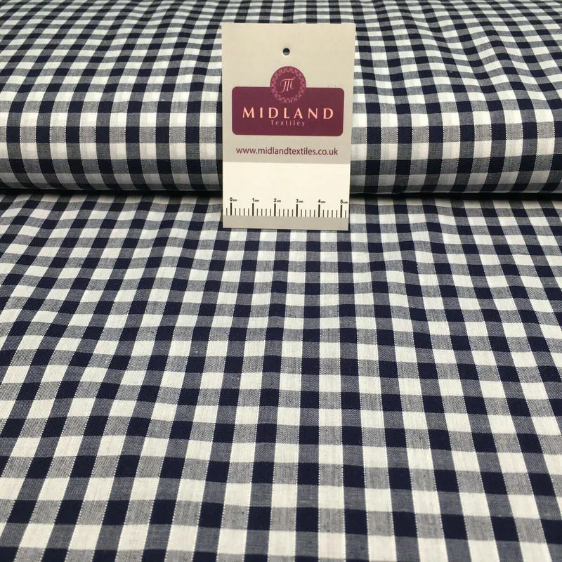 1/4" Gingham Check Cotton Fabric 45" Wide - Dress, Craft & Home M1542
