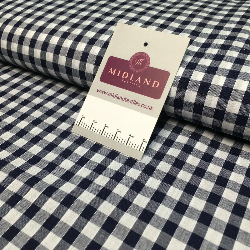 1/4" Gingham Check Cotton Fabric 45" Wide - Dress, Craft & Home M1542