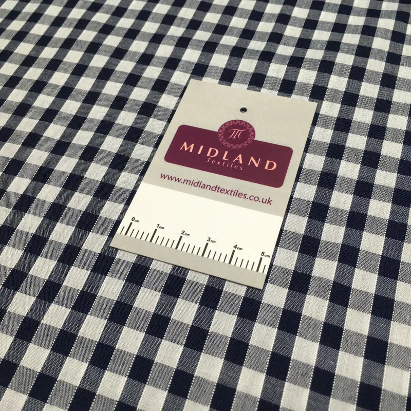 1/4" Gingham Check Cotton Fabric 45" Wide - Dress, Craft & Home M1542