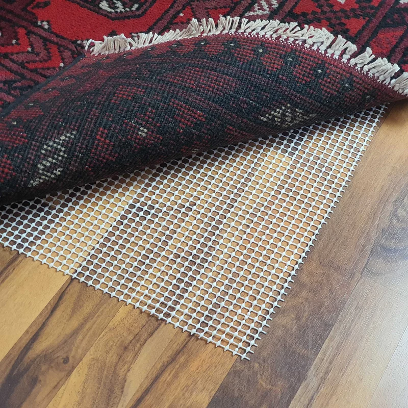 Teppichstopper Anti-Rutsch-Matte 60 x 180 cm Eckig Weiß