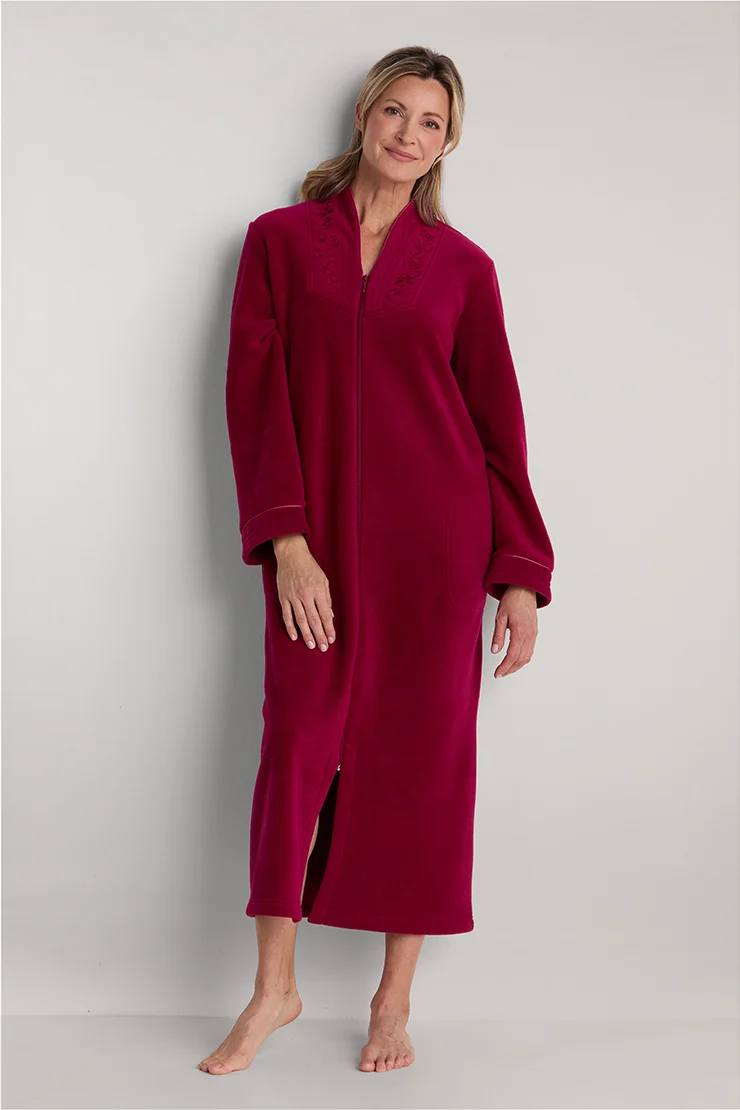 Fleece Long Robe