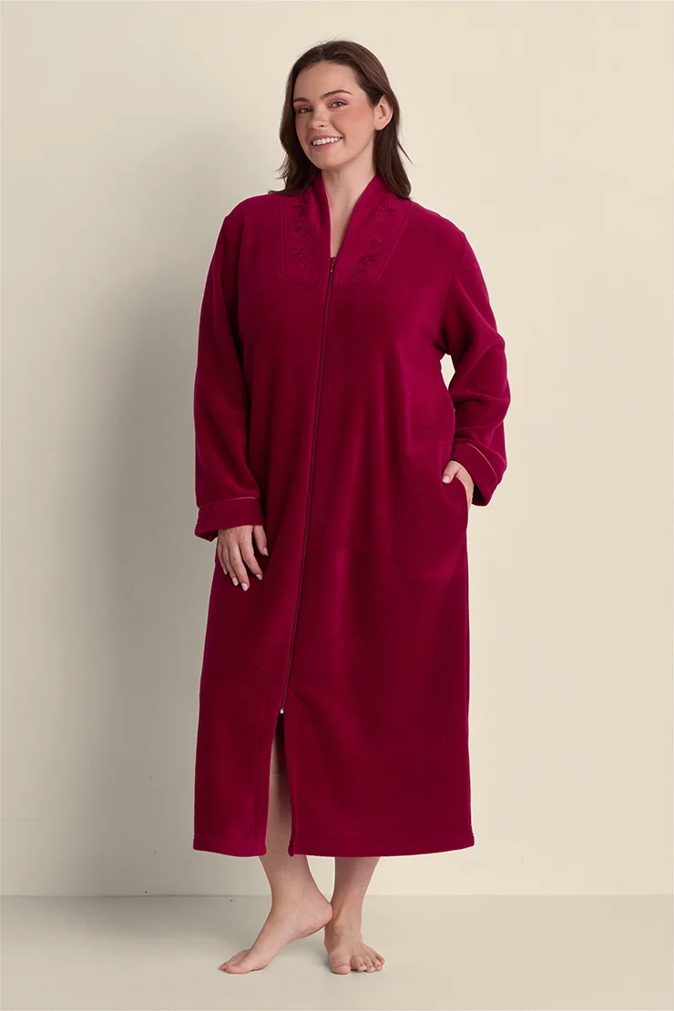 Fleece Long Robe