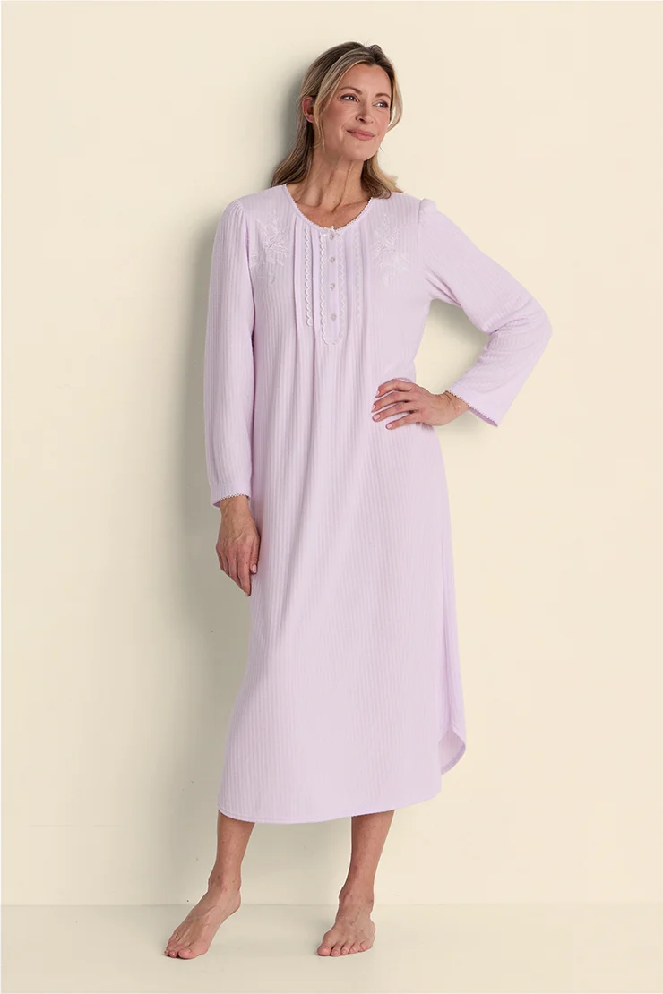 Honeycomb Long Nightgown