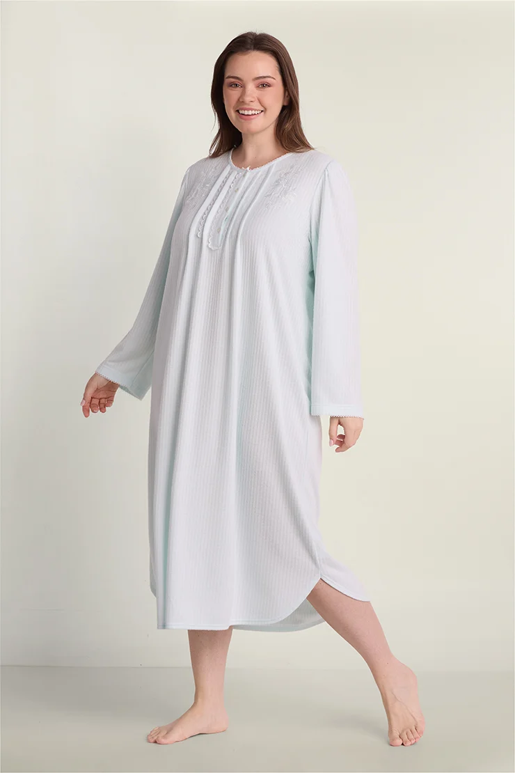 Honeycomb Long Nightgown
