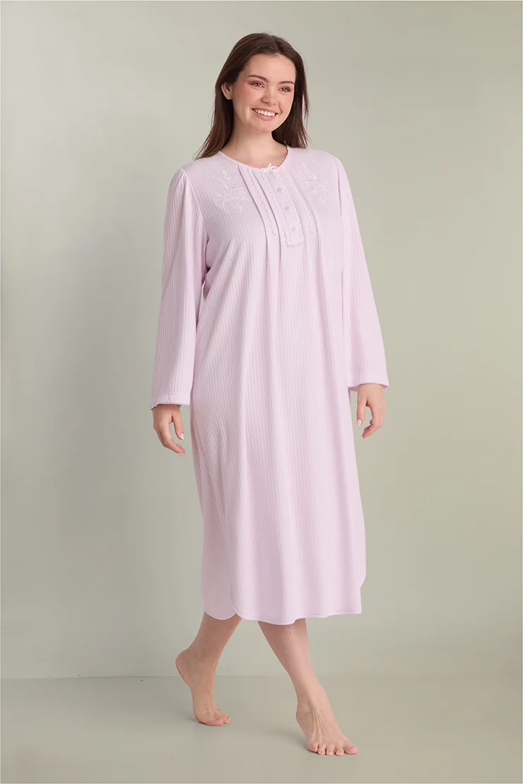 Honeycomb Long Nightgown