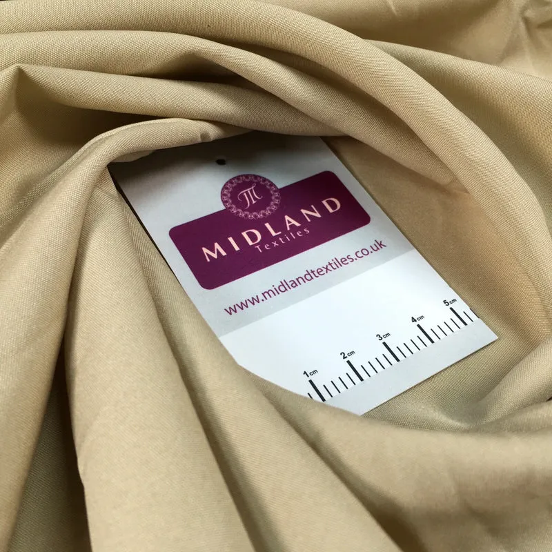 Plain Soft Lightweight Lining Fabric - 100% Polyester - 100cm Wide - £2.99/m - MR860