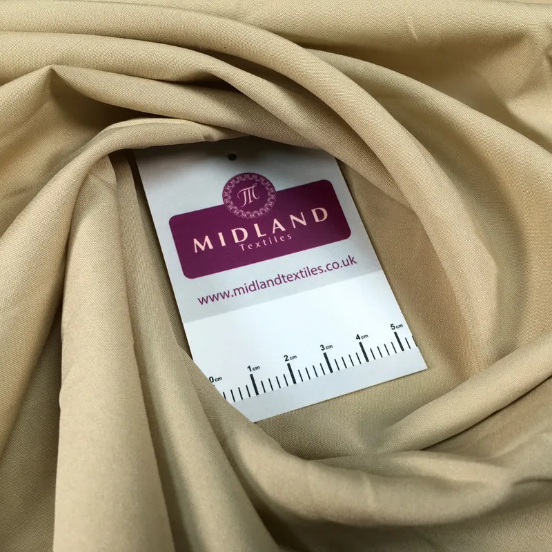 Plain Soft Lightweight Lining Fabric - 100% Polyester - 100cm Wide - £2.99/m - MR860