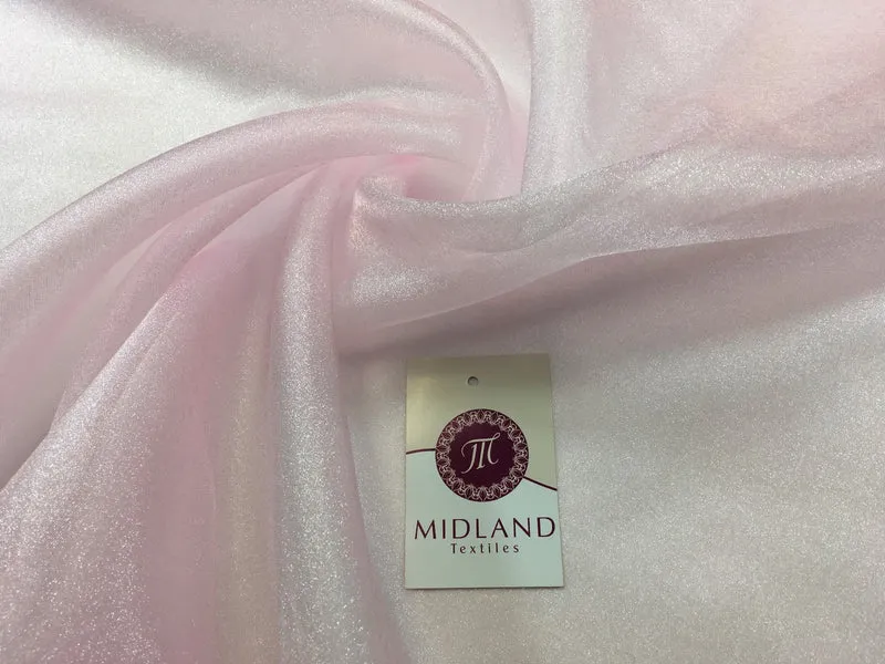 £2.50 Japanese CRYSTAL ORGANZA WEDDING BRIDAL DANCE VEIL DRESS FABRIC 45" M111