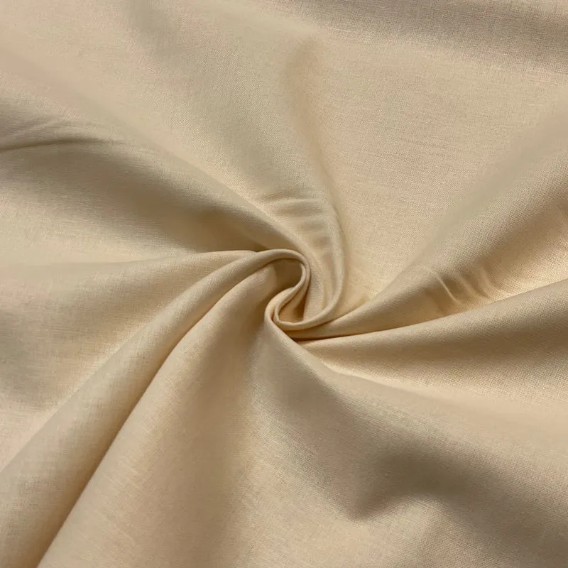Plain Linen Cotton dressmaking Fabric- 137cm wide - M2100