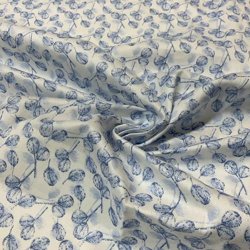 Floral smooth soft Cotton Satin dress skirt Fabric M2098