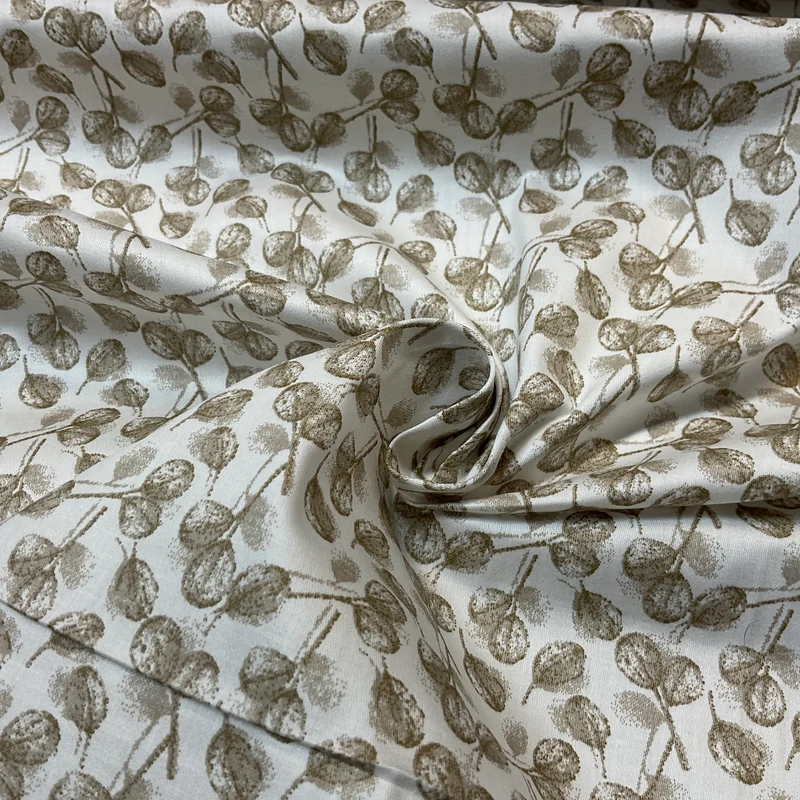 Floral smooth soft Cotton Satin dress skirt Fabric M2098