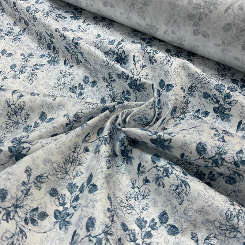 Premium Cotton Sateen Floral Print Dress Fabric 150cm Wide M2097