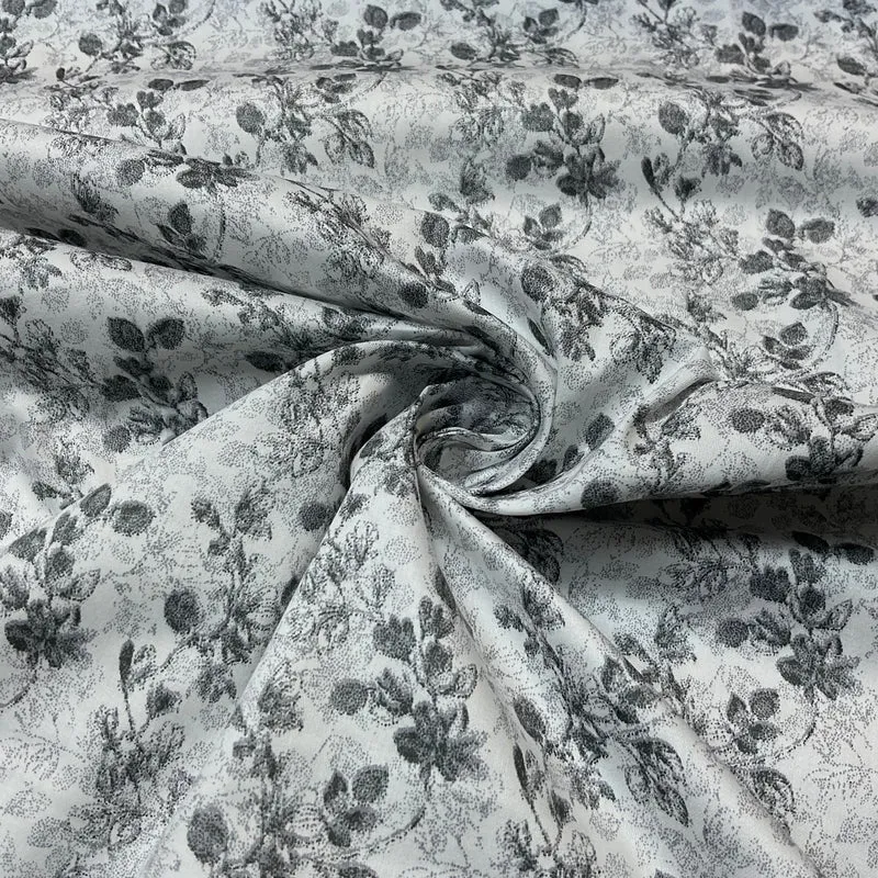 Premium Cotton Sateen Floral Print Dress Fabric 150cm Wide M2097
