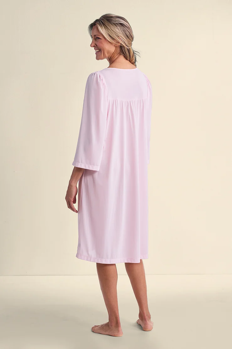 Nylon Tricot Short Robe