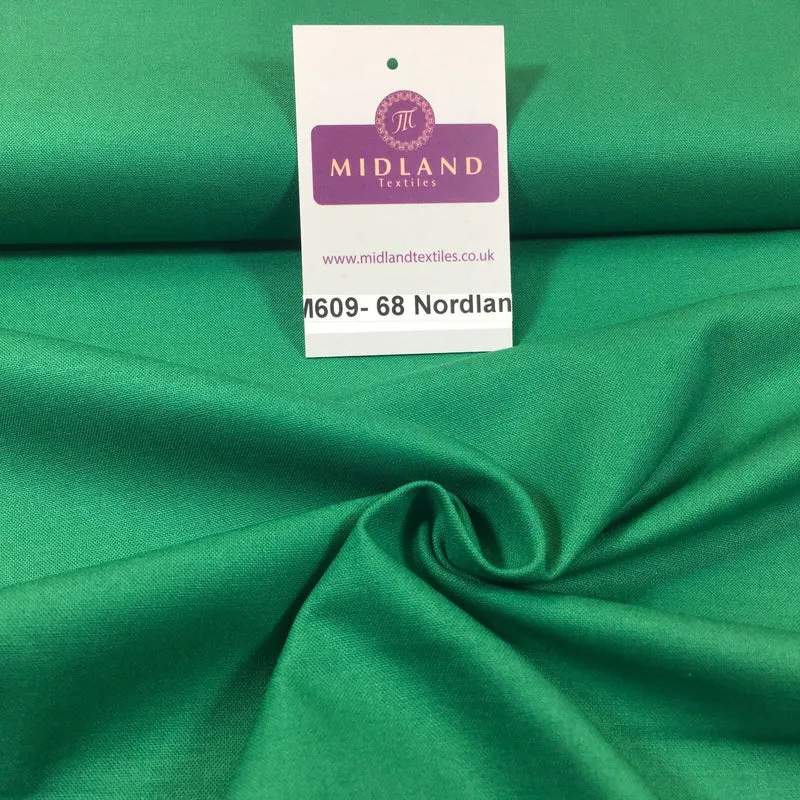 Plain Coloured True Craft 100% Cotton Dressmaking Patchwork Fabric 44" M609 lot2