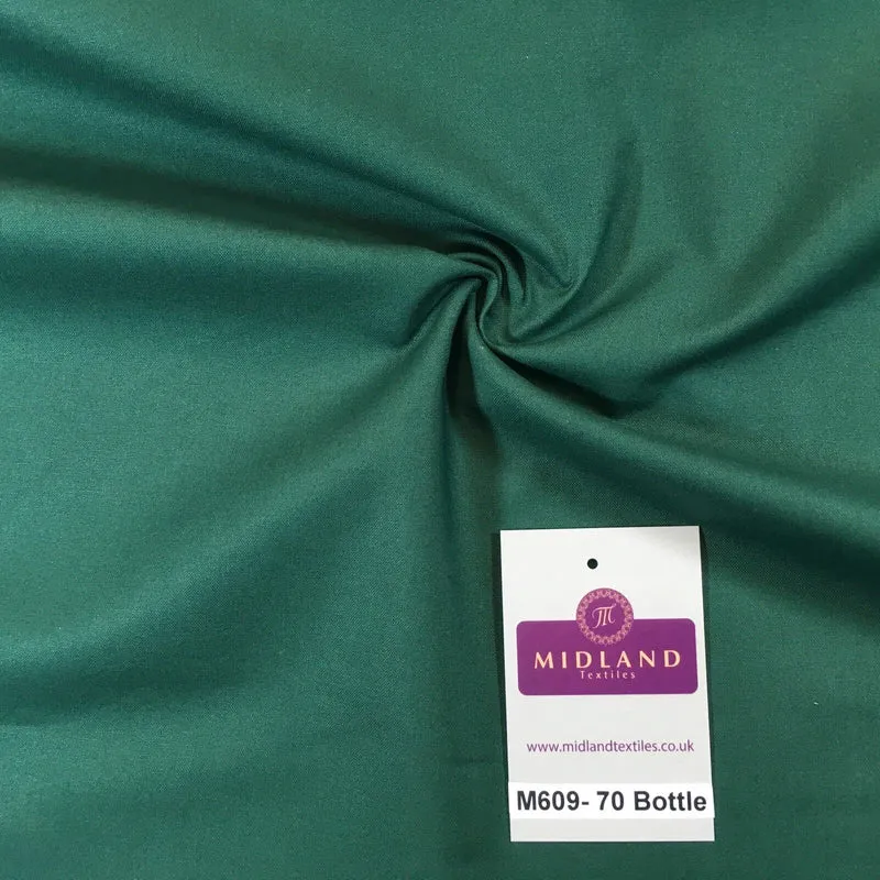 Plain Coloured True Craft 100% Cotton Dressmaking Patchwork Fabric 44" M609 lot2